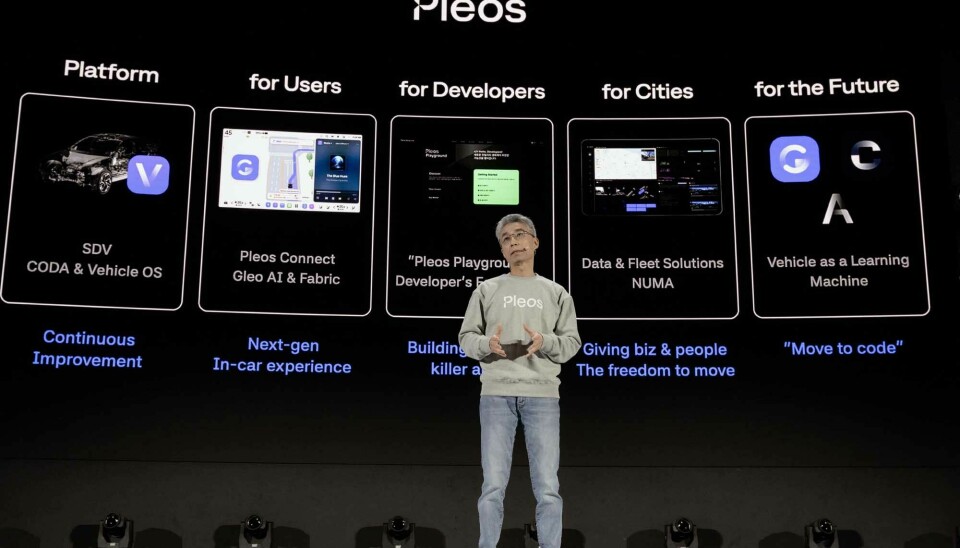 Presentation in Seoul: Chang Song, President and Head of the Advanced Vehicle Platform (AVP) Division at Kia and Hyundai Motor, presents Pleos to the audience.