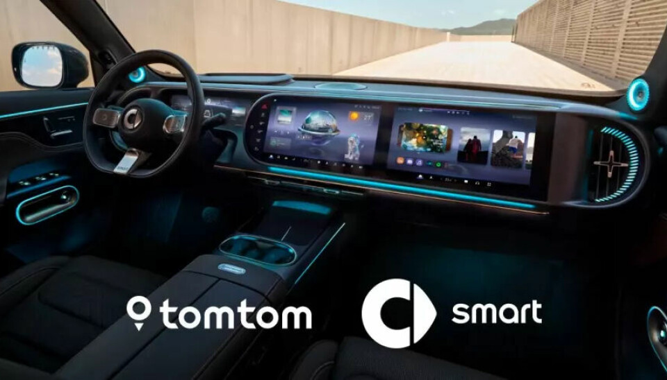 In the future, the infotainment system of the Smart models #1, #3, and #5 will include, among other things, map and traffic services from TomTom.