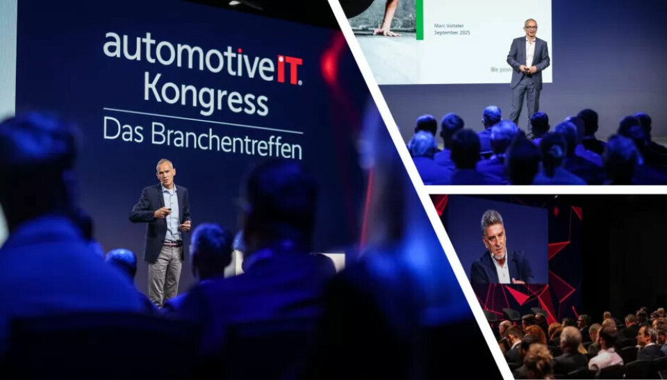 Transformation under pressure: At the automotiveIT Congress 2025, three industry leaders demonstrated how IT becomes a strategic tool amidst cost pressures, mergers, and AI hype - with cloud, courage, and radical cultural change. ((left) Rouven Rüdenauer, CIO Mercedes-Benz Vans, Mercedes-Benz AG; (top right) Marc Votteler, CIO, Schaeffler AG; (bottom right) Thomas Buck, Group CIO at ZF Friedrichshafen)