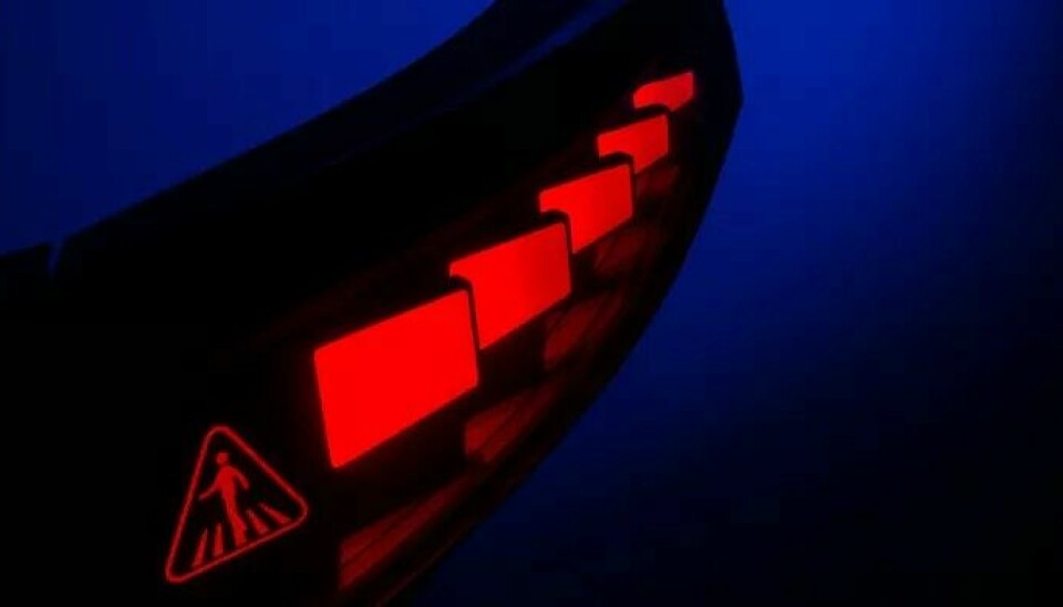 Tail lights could be enhanced with symbols.