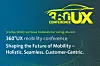 Graphic advertising the 360° UX mobility conference on future mobility in Munich.