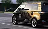 Volkswagen MOIA shuttle with Beep branding parked in a quiet car park
