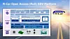 Diagram of the Renesas R-Car Open Access SDV Platform with layered system blocks and icons.